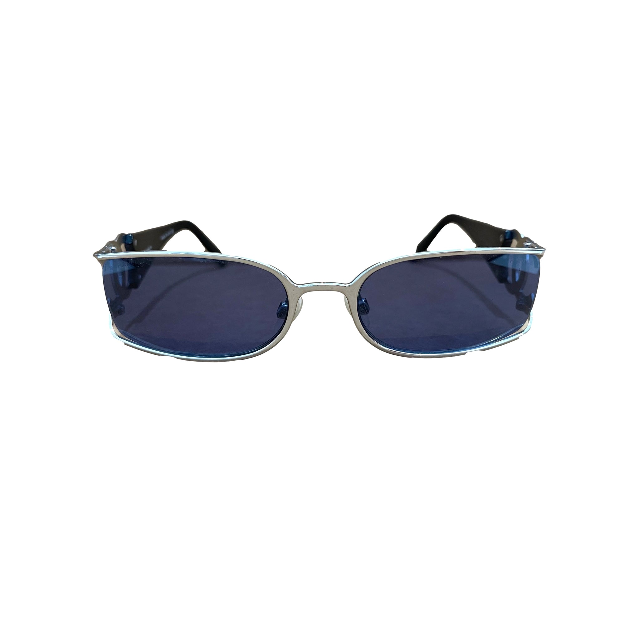 Chanel Blue Side Logo Sunglasses - Sunglasses