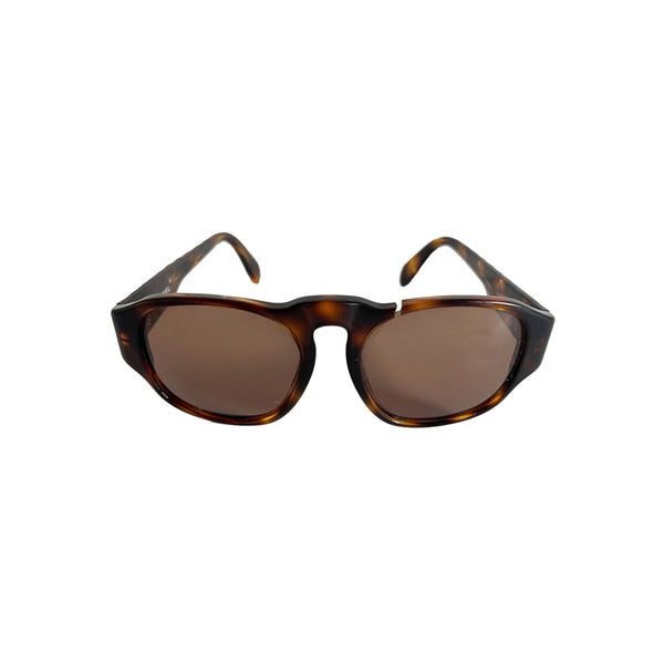 Chanel Brown Tortoise Logo Sunglasses - Sunglasses