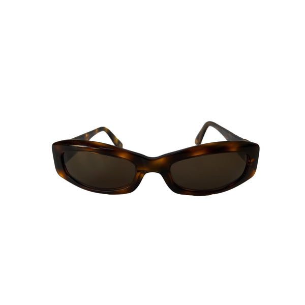 Chanel Brown Tortoise Mini Sunglasses - Sunglasses