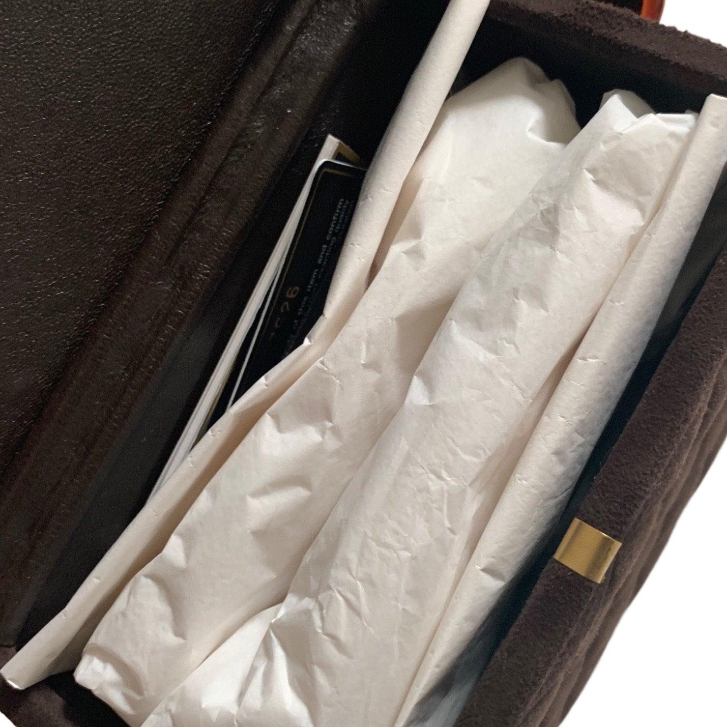 Treasures of NYC - Chanel Brown Tortoise Suede Box Bag
