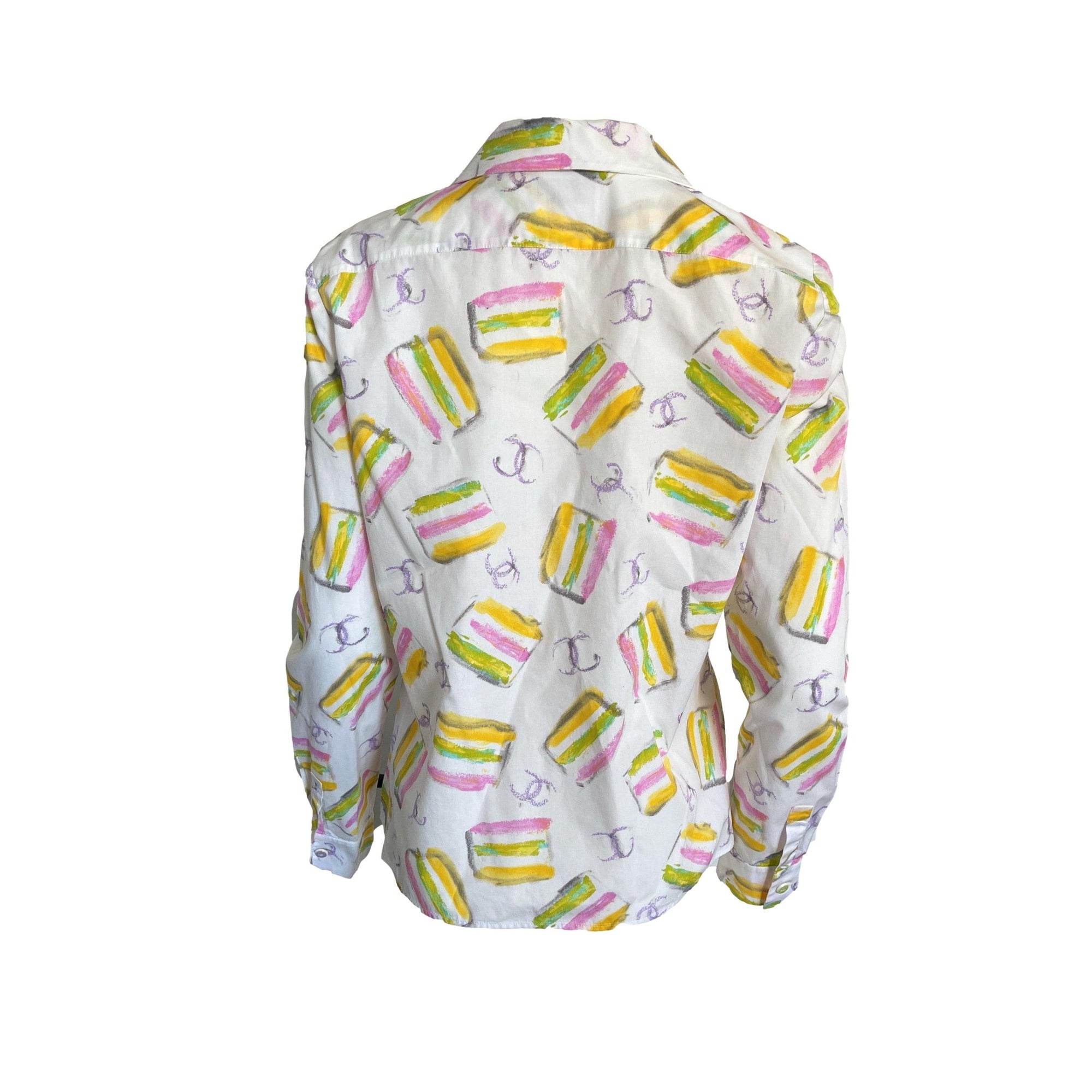 Chanel Cake Print Button Down - Apparel