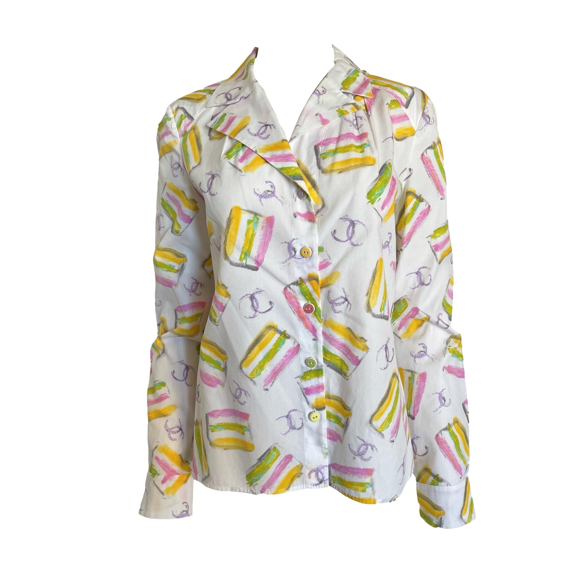 Chanel Cake Print Button Down - Apparel