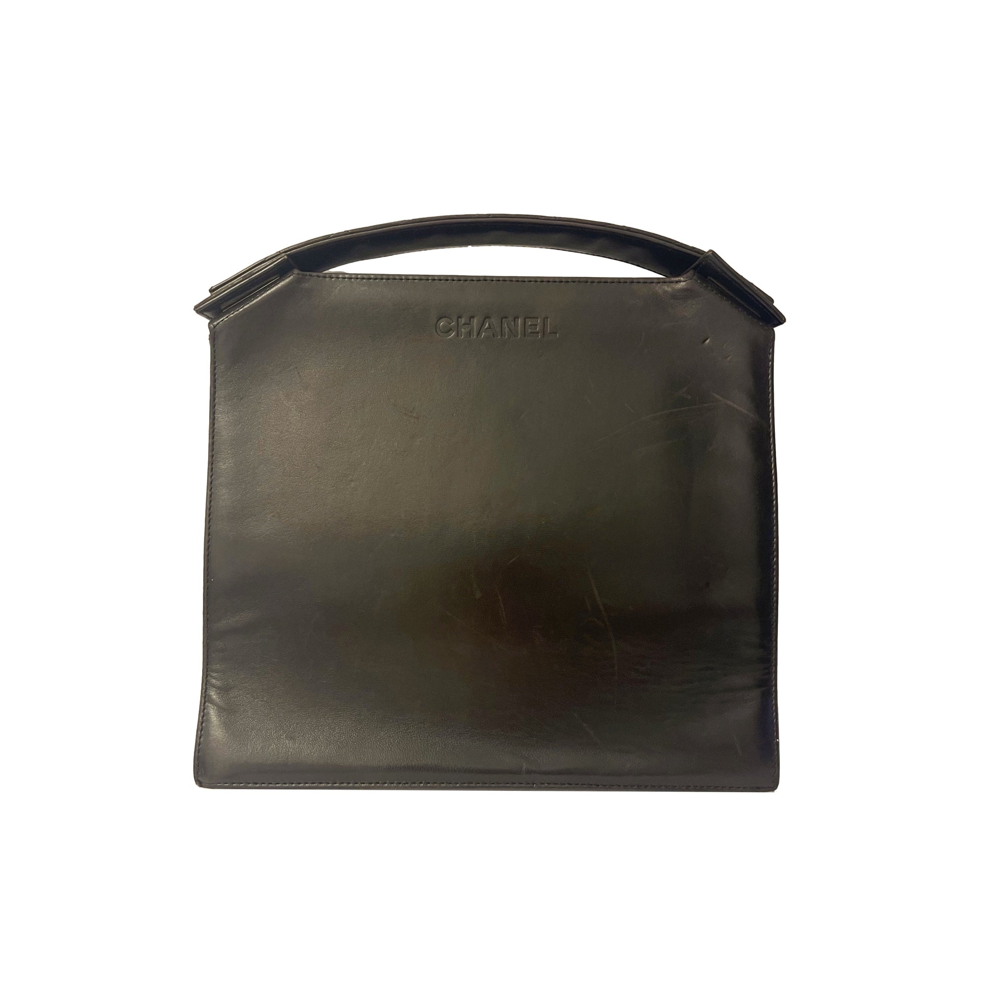 Chanel Dark Brown Top Handle Bag - Handbags
