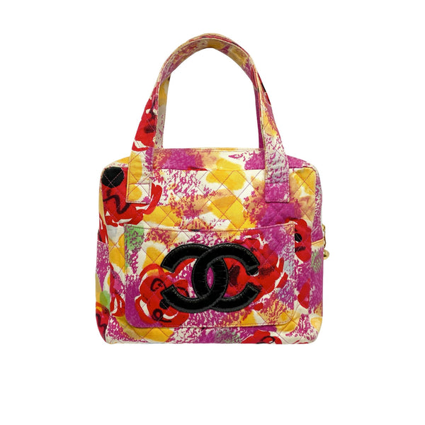 Chanel Floral Mini Logo Shoulder Bag - Handbags