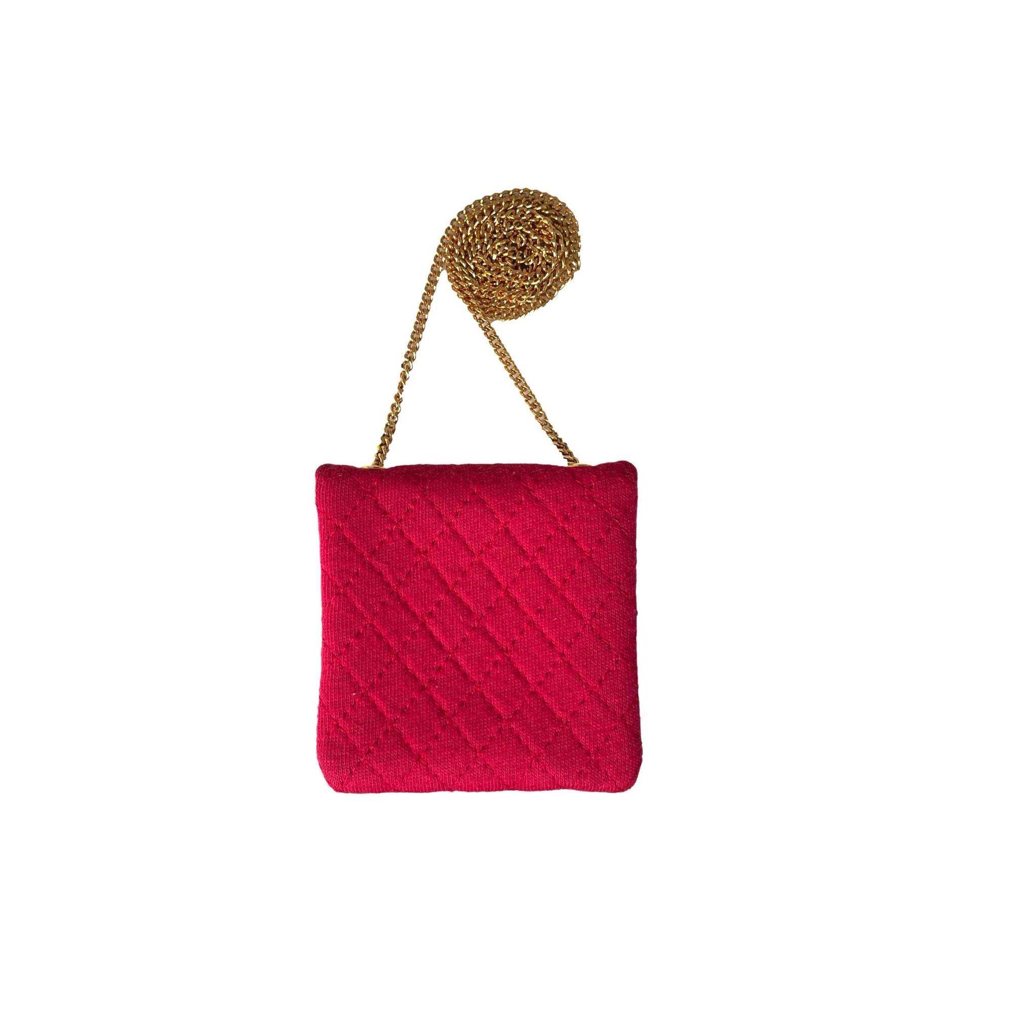 Chanel Fuchsia Quilted Micro Bag - Accessories