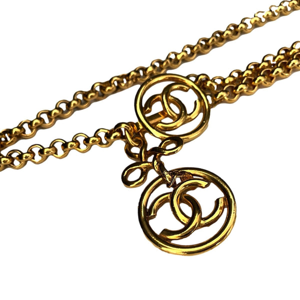 Chanel Gold Chain Logo Belt - Accessories