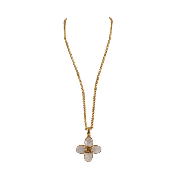 Chanel Gold Flower Logo Chain - Jewelry