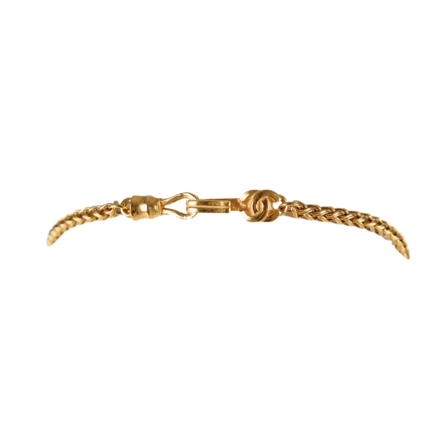 Chanel Gold Flower Logo Chain - Jewelry