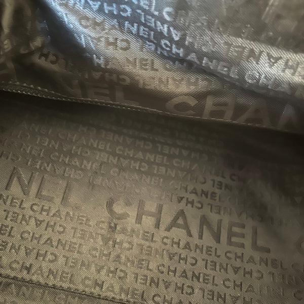 Chanel Grey Caviar Two-Way Bag