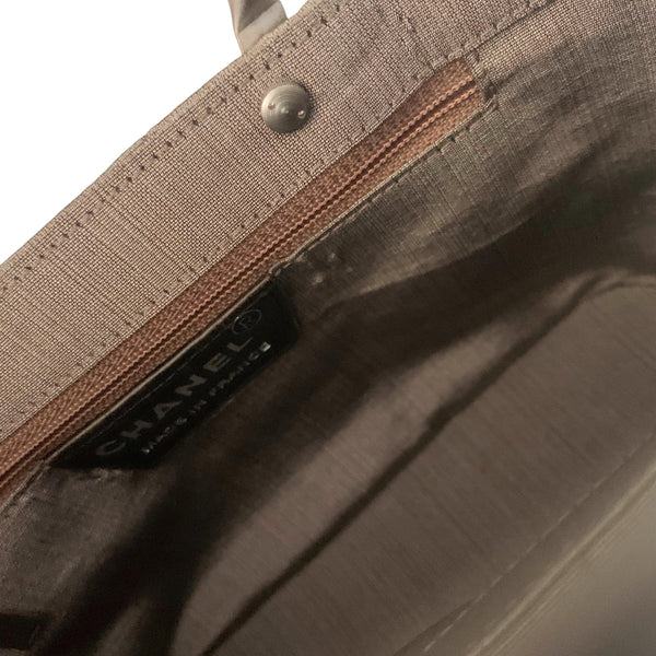 Chanel Tan Mini Structured Top Handle - Handbags