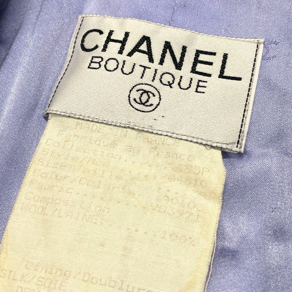 Chanel Lavender Tweed Jacket - Apparel