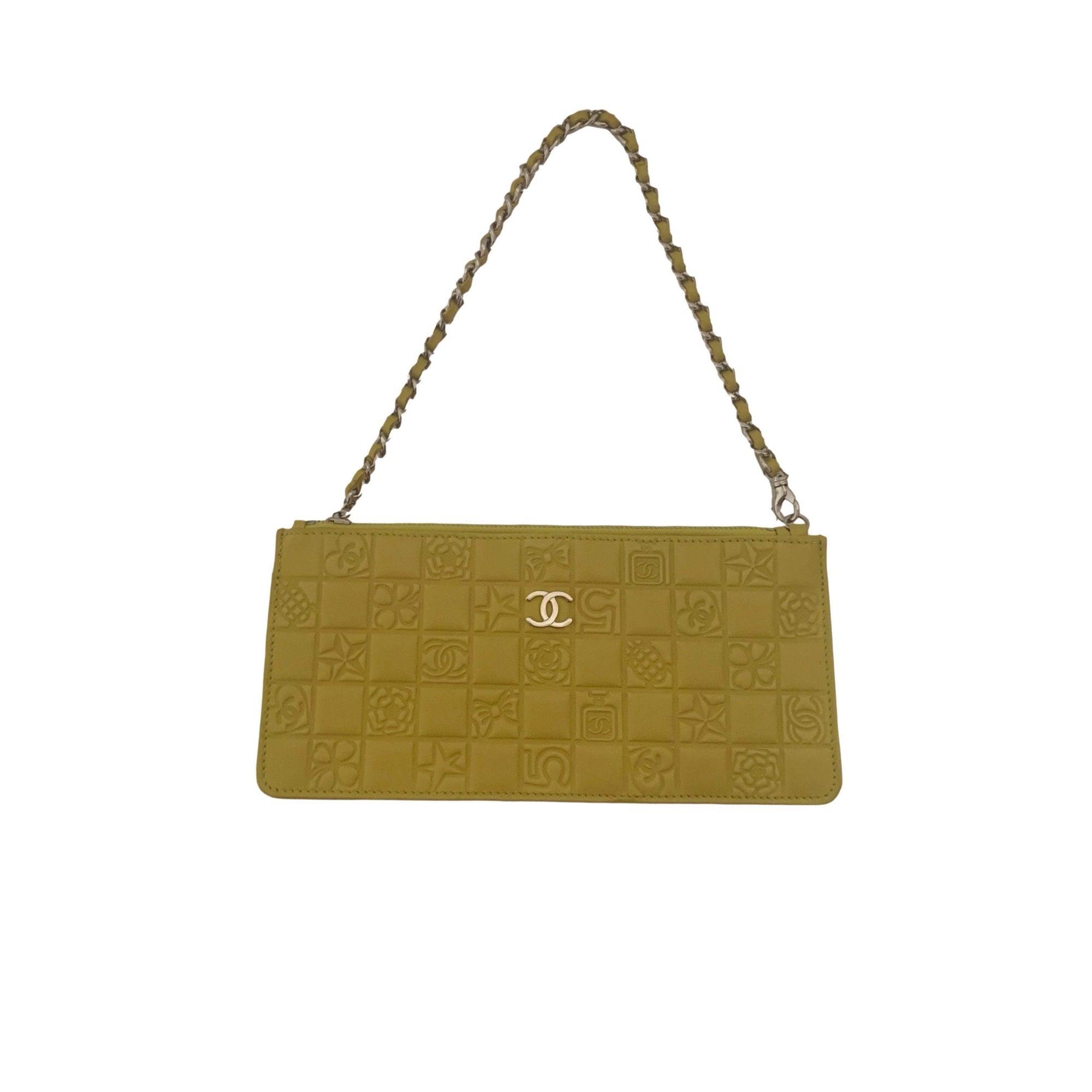 Chanel Lime Green Shoulder Bag - Handbags