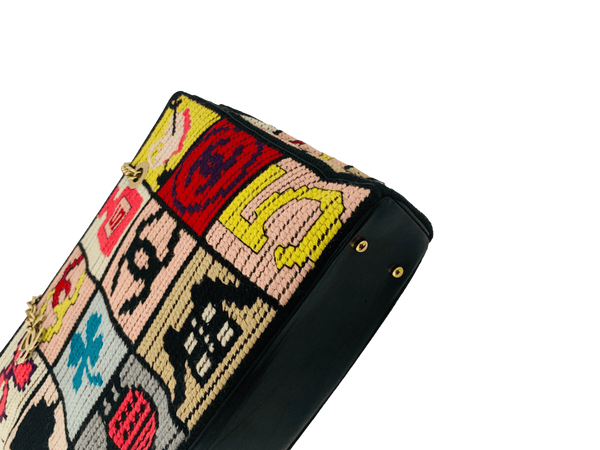 Chanel Multicolor Needlepoint Shoulder Bag - Handbags