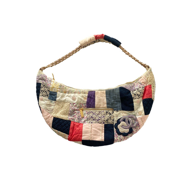 Chanel Multicolor Patchwork Quilted Shoulder Bag - Handbags