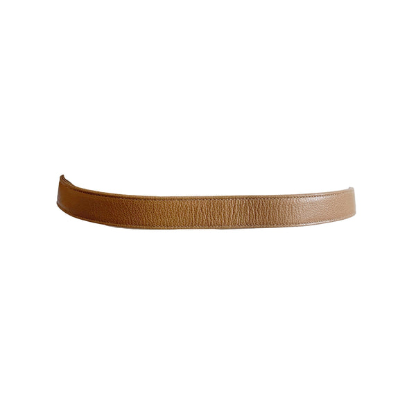 Chanel Nude Logo Leather Belt - Accessories