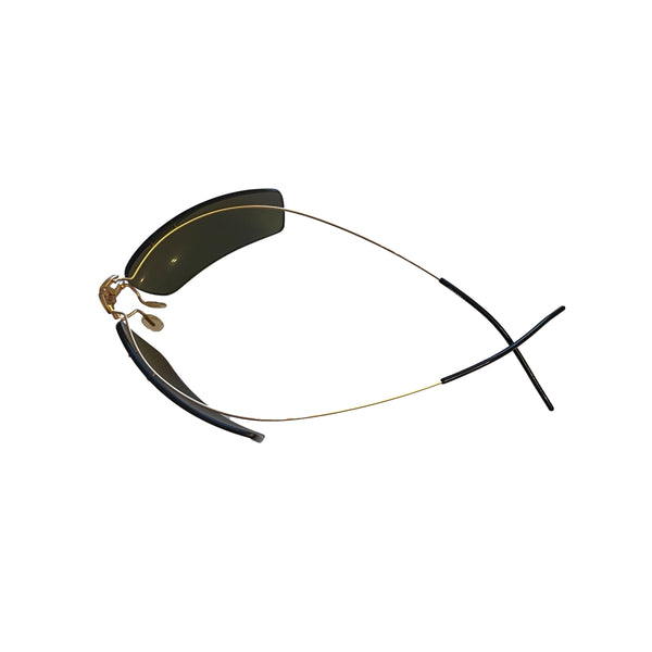 Chanel Olive Logo Folding Sunglasses - Sunglasses