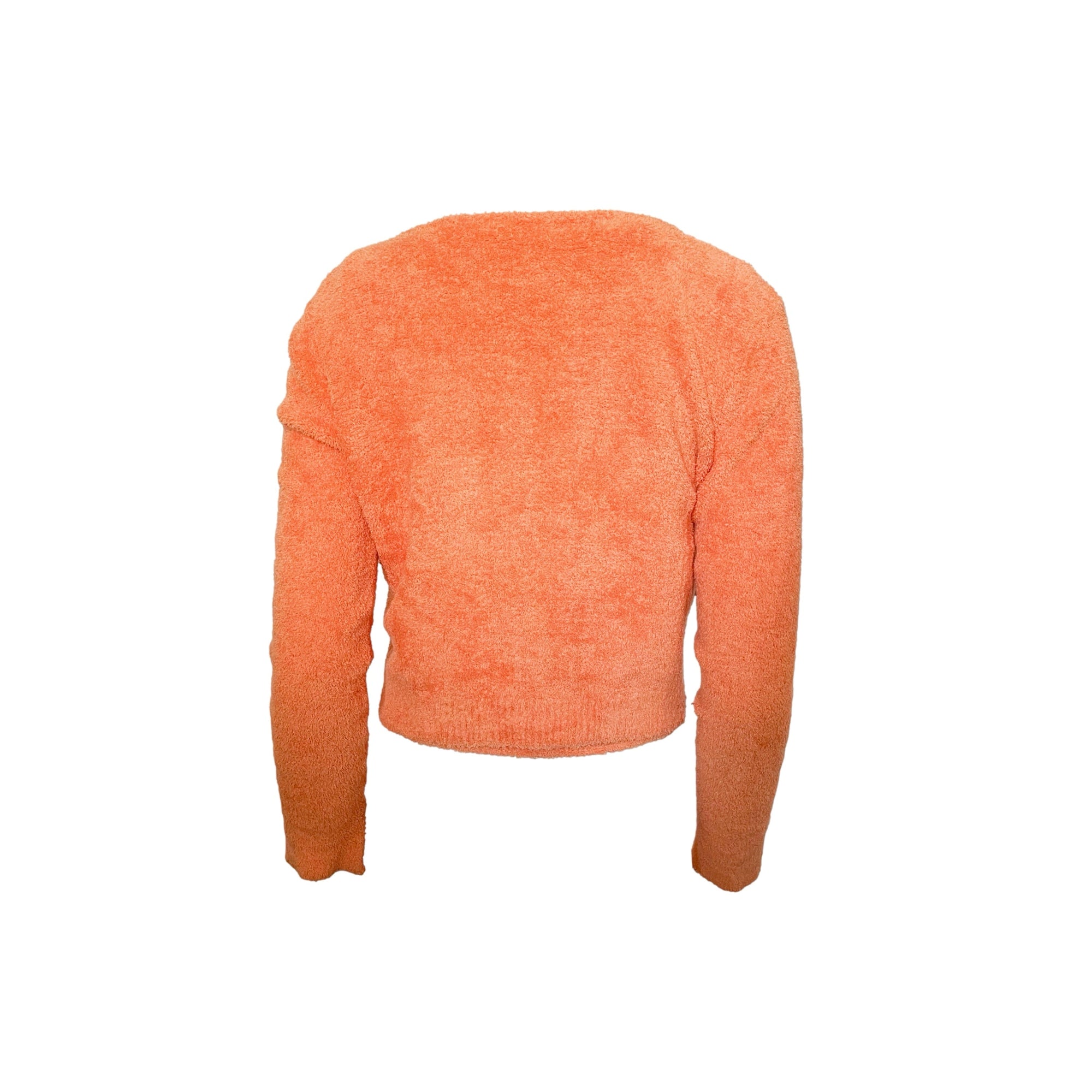 Chanel Orange Fuzzy Twin Set - Apparel