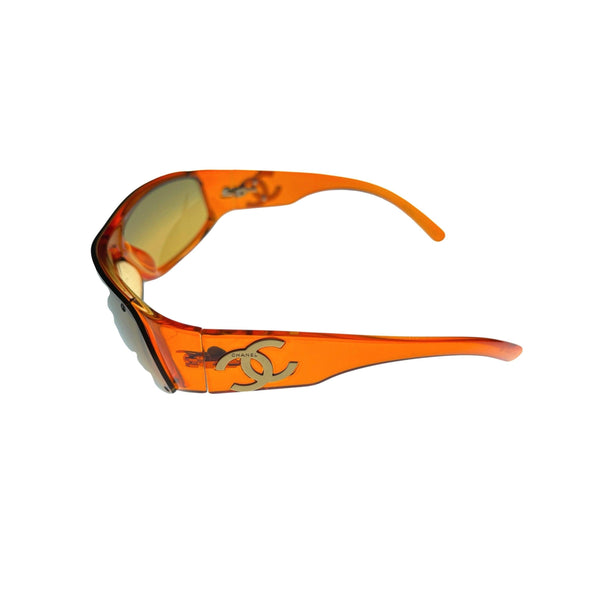 Chanel Orange Logo Sunglasses - Sunglasses