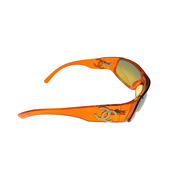 Chanel Orange Logo Sunglasses - Sunglasses
