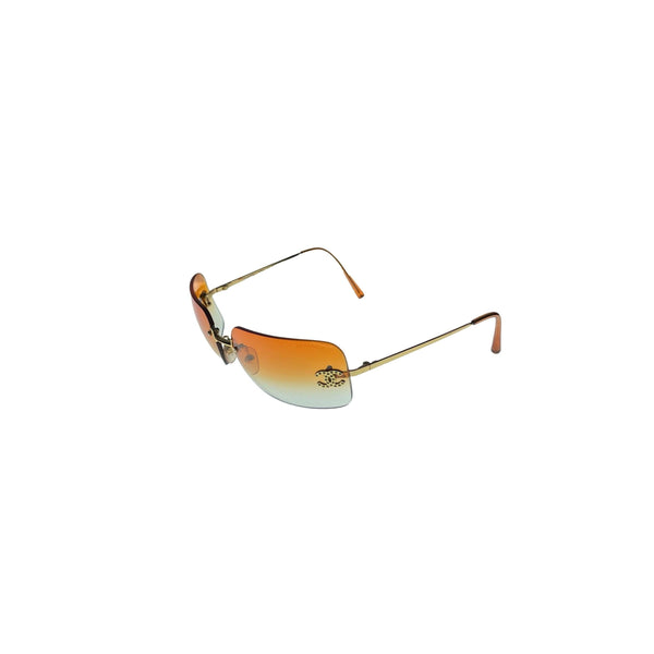 Chanel Orange Rimless Sunglasses - Sunglasses