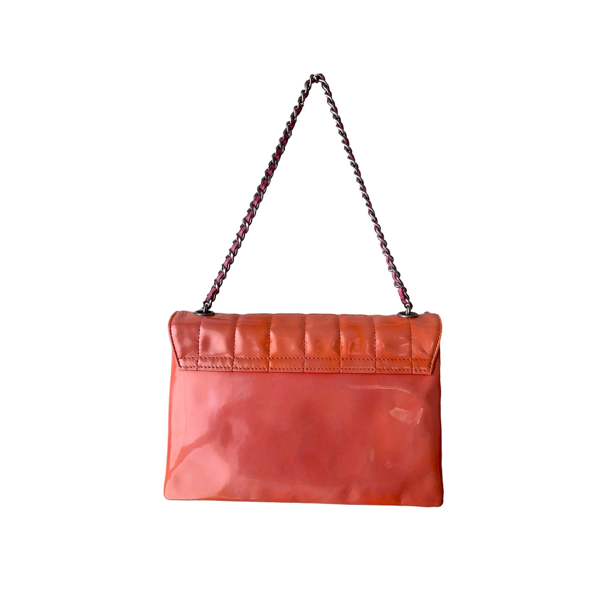 Chanel Peach Keyboard Chain Mini Bag - Handbags
