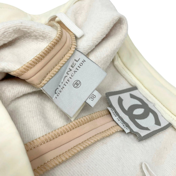 Chanel Peach Logo Winter Pants - Apparel