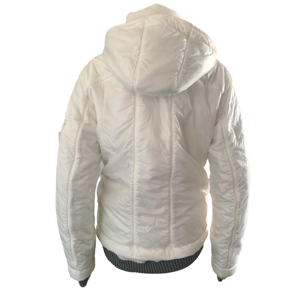 Chanel Pearl White Puffer Jacket - Apparel