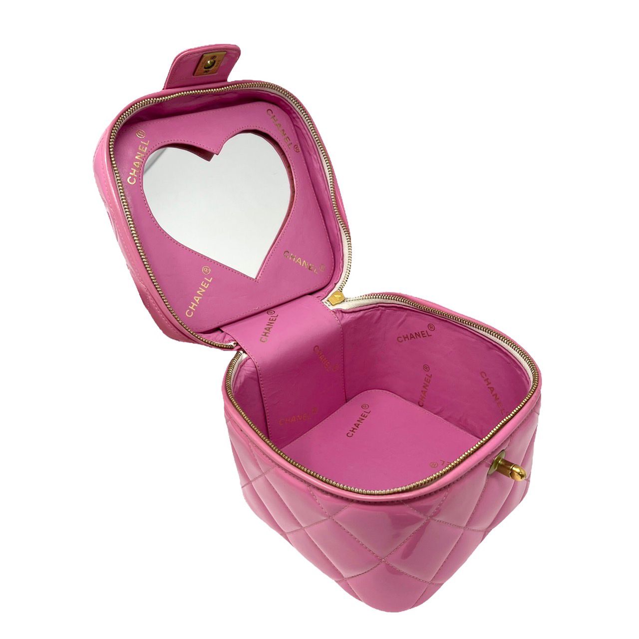 Treasures of NYC - Chanel Pink Turnlock Vanity Bag