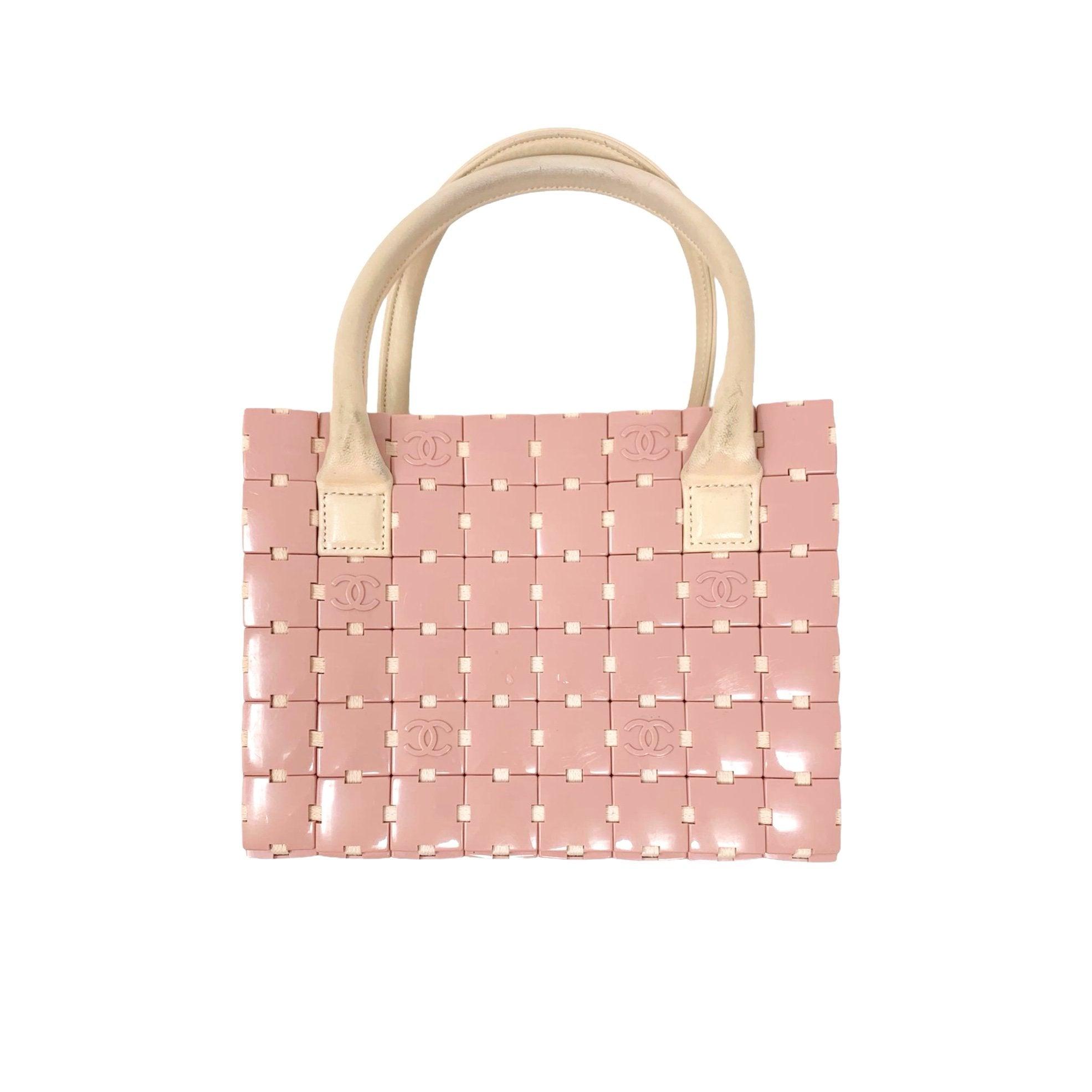 Chanel Pink Puzzle Logo Bag - Handbags