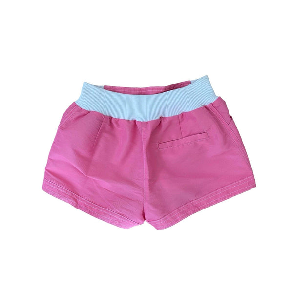 Chanel Pink Ribbed Sport Shorts - Apparel