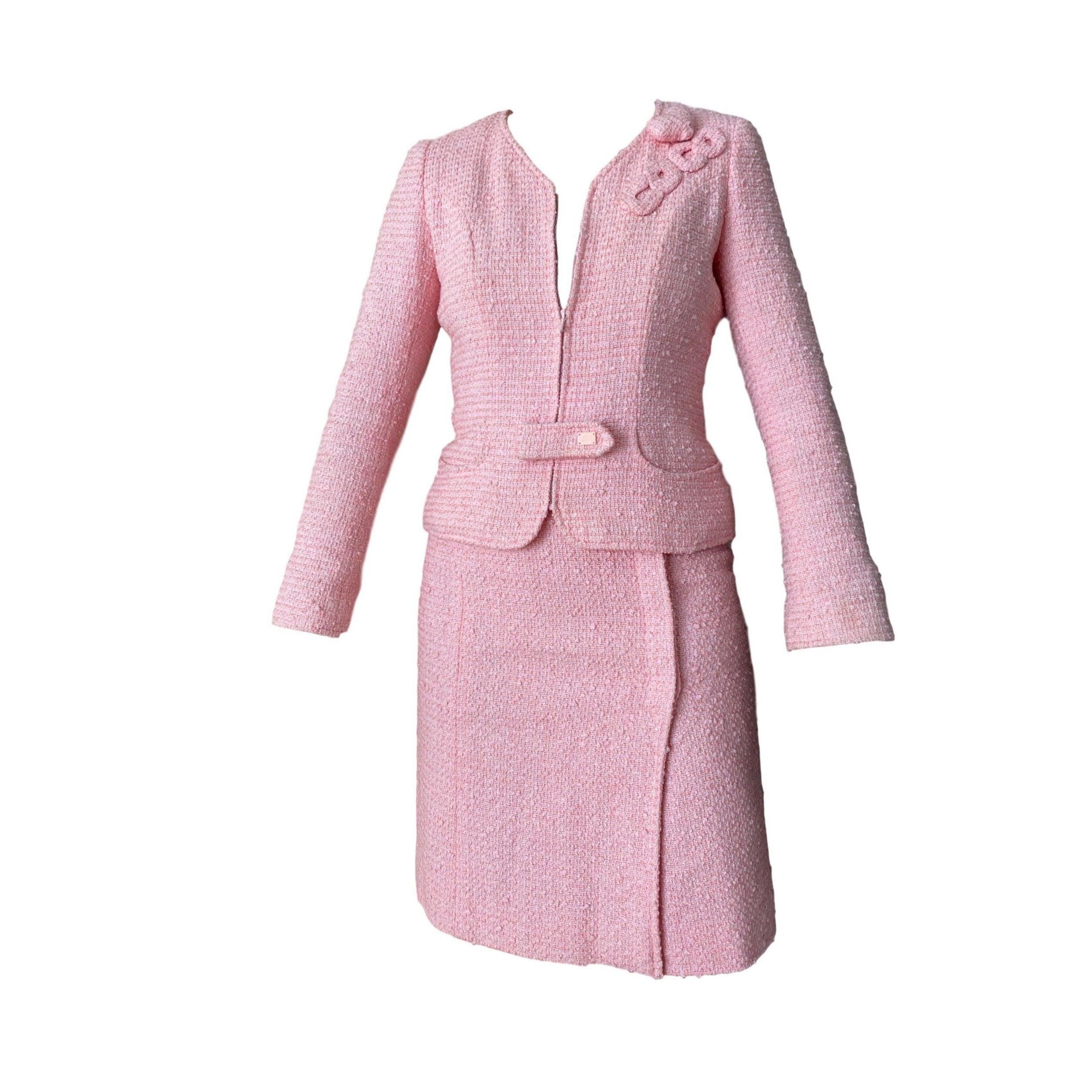 Treasures of NYC - Chanel Pink Tweed Coco Set