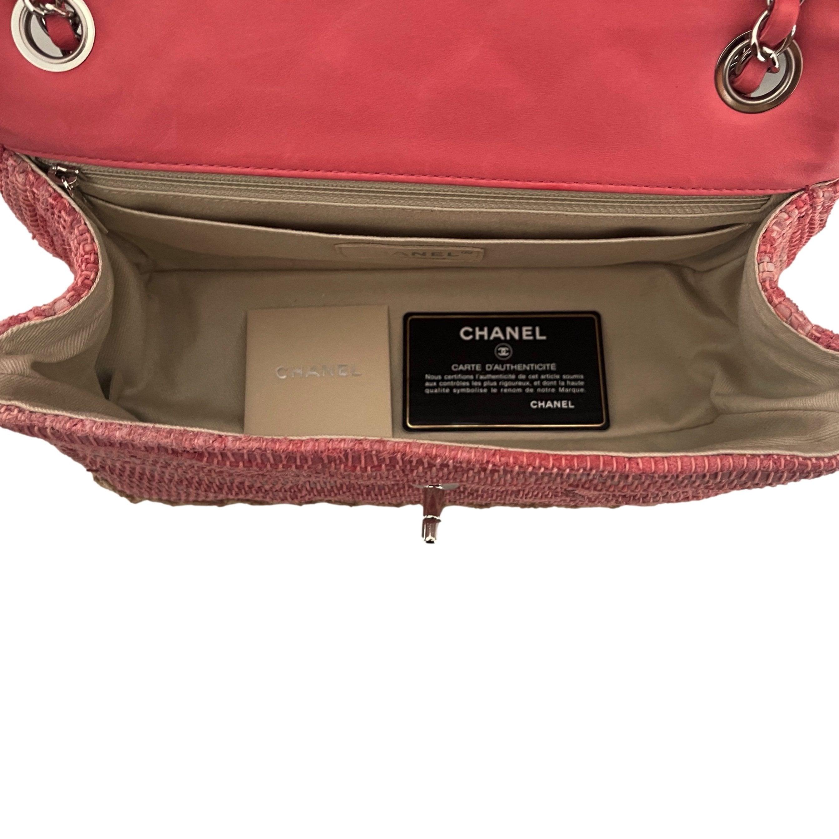 Vintage Chanel Pink Tweed Chain Bag – Treasures of NYC