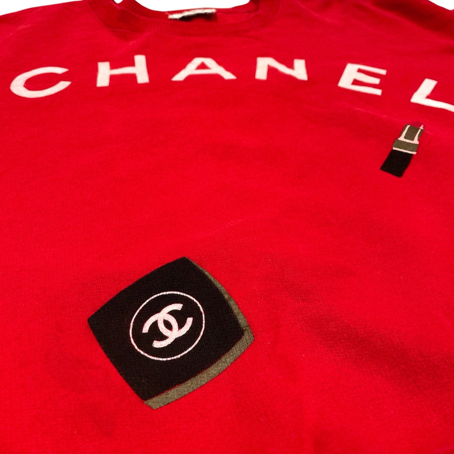 Chanel red sweatshirt sale