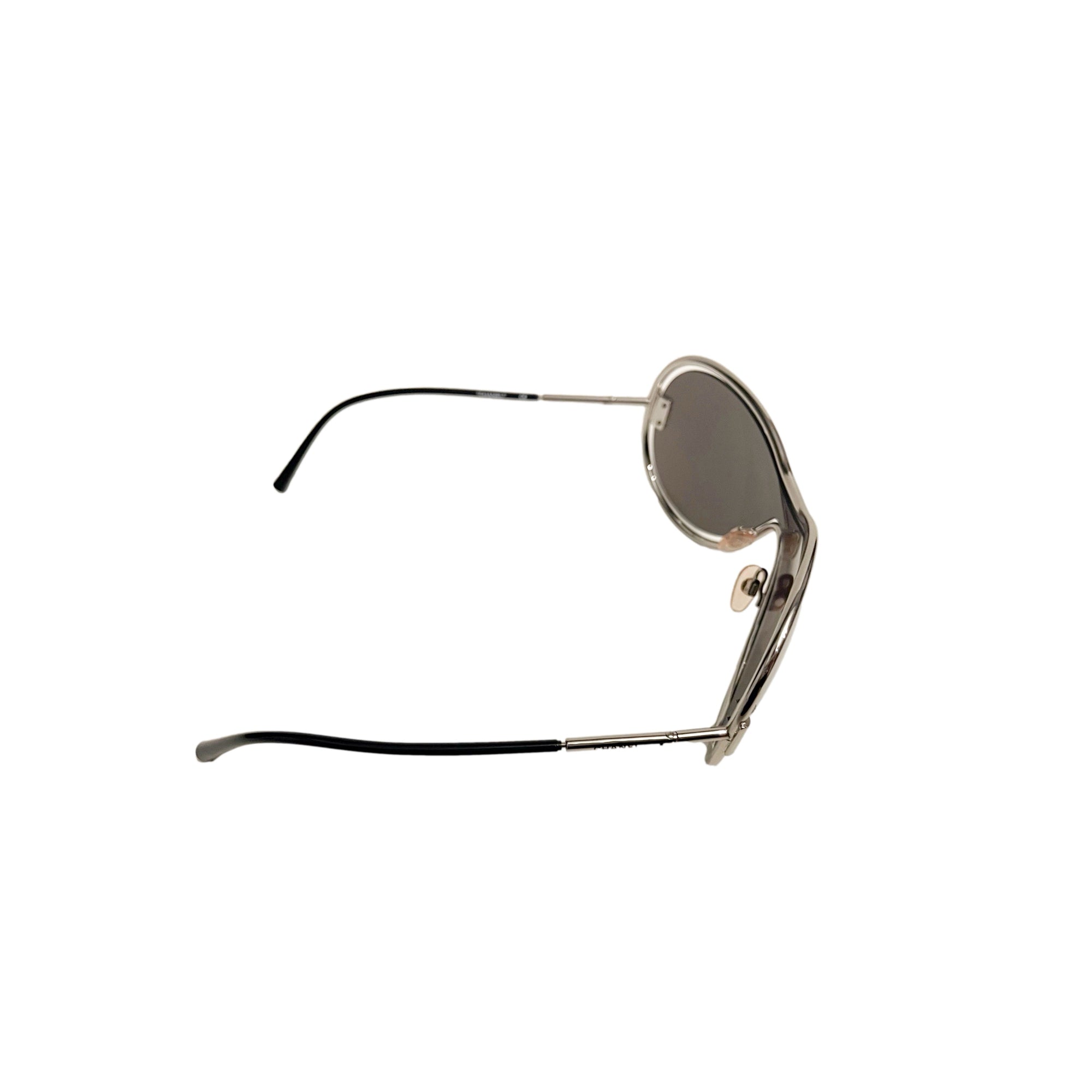 Chanel Silver Aviator Sunglasses - Sunglasses