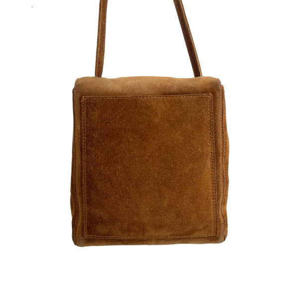 Chanel Tan Suede Mini Shoulder Bag - Handbags
