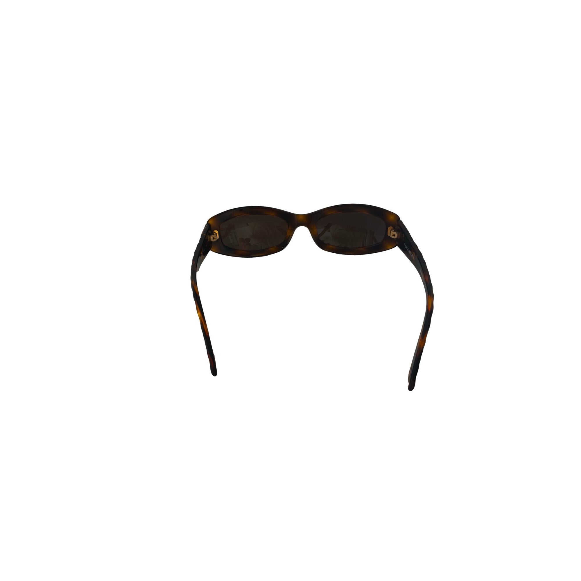 Chanel Tortoise Slim Logo Sunglasses - Sunglasses