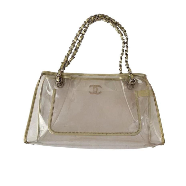 Chanel Transparent Chain Shoulder Bag - Handbags