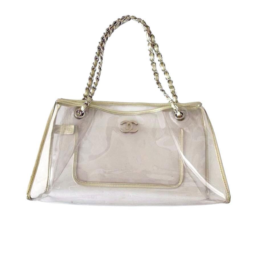 Chanel Transparent Chain Shoulder Bag - Handbags