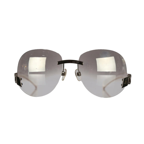 Chanel Transparent Reflective Oversized Sunglasses - 