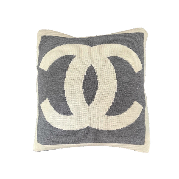 Chanel Two Tone Logo Pillow - Home