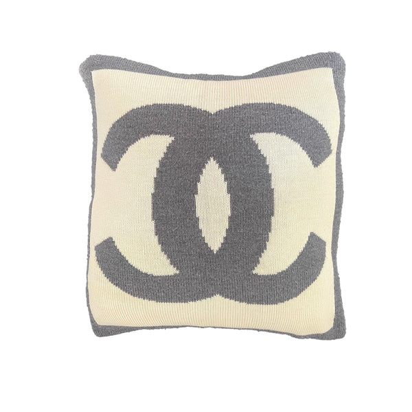 Chanel Two Tone Logo Pillow - Home