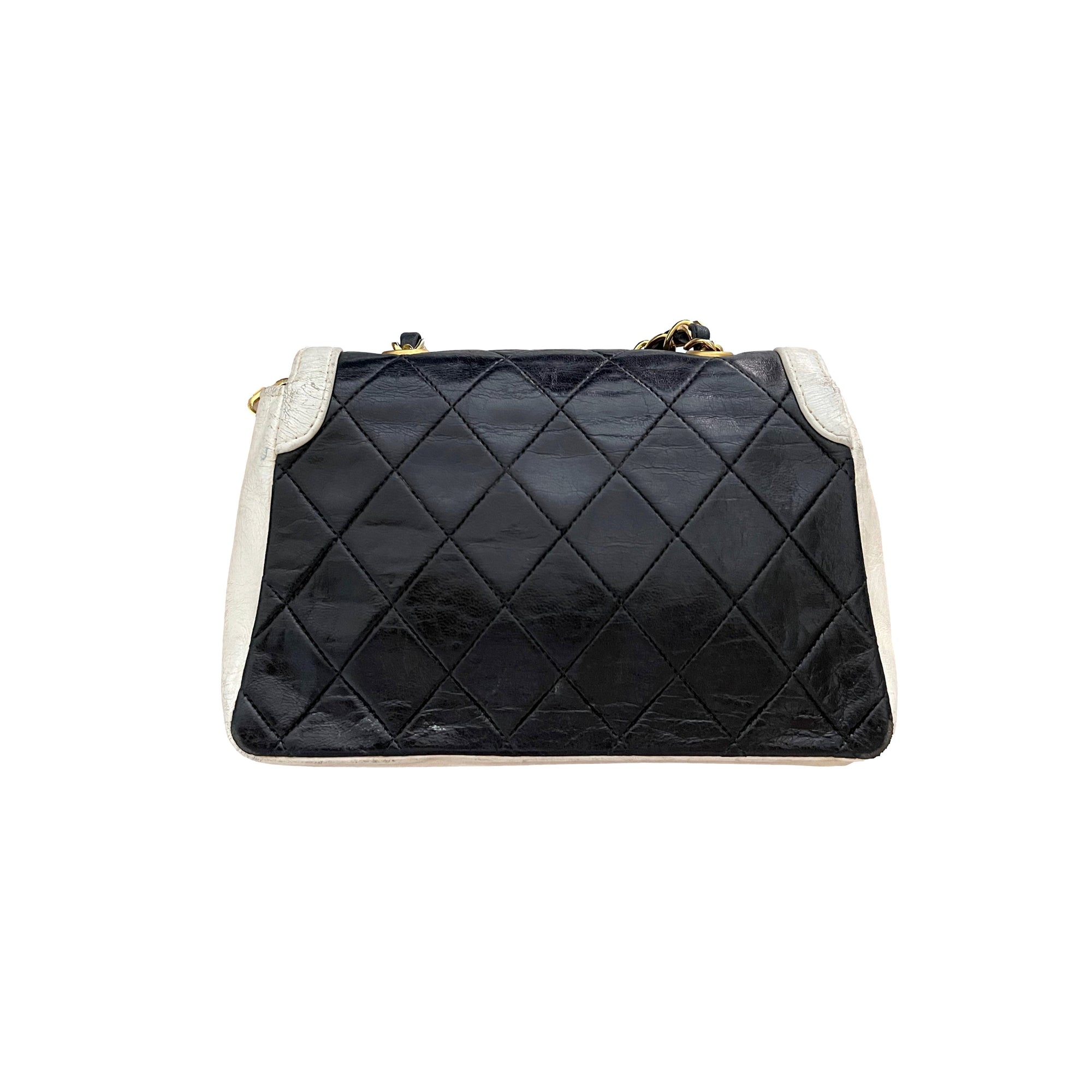 Chanel Two Tone Small Flap Bag