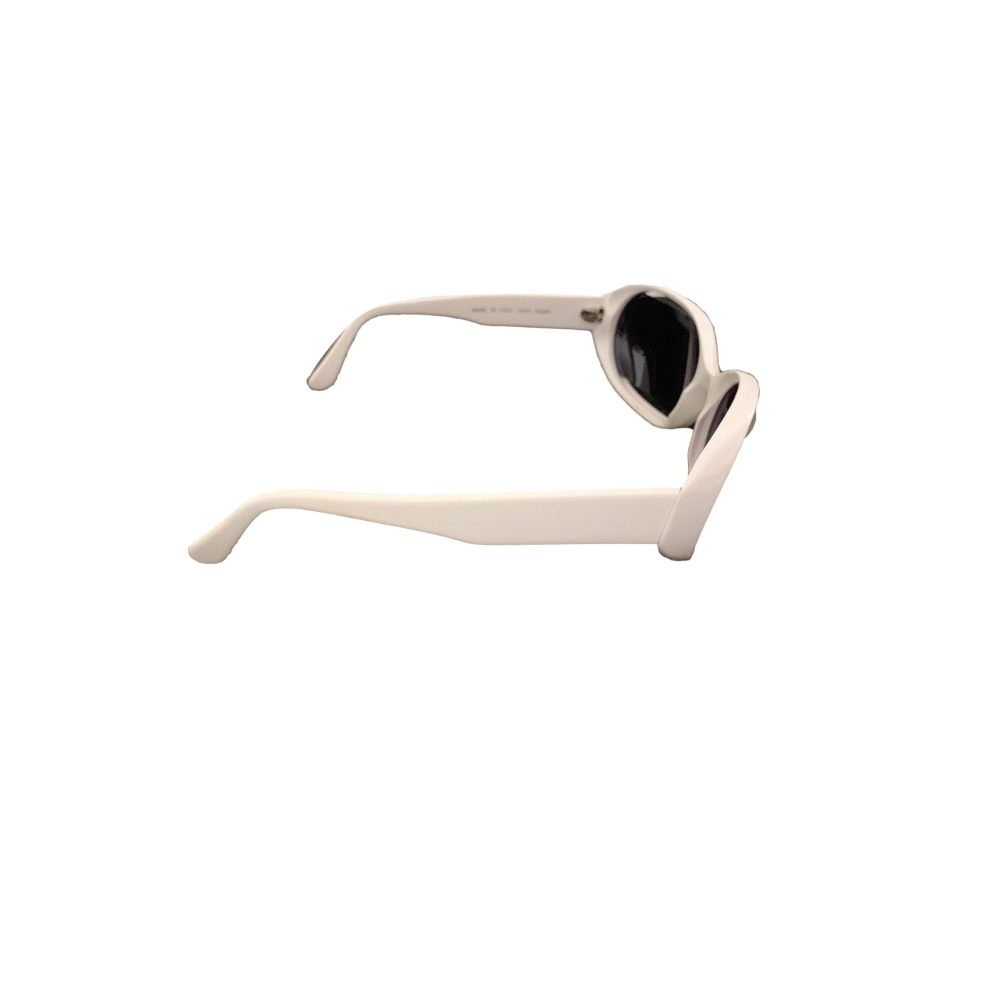 Chanel White Cut Out Sunglasses - Sunglasses