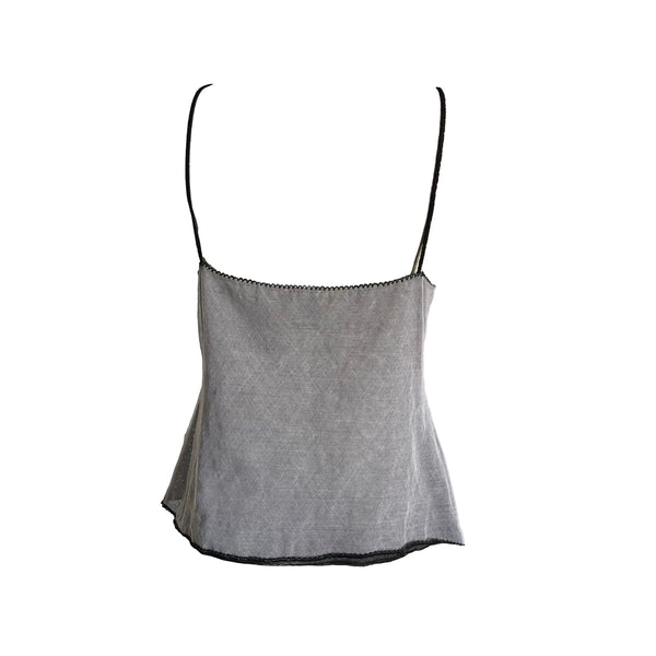 Chanel White Mesh No.5 Tank Top - Apparel