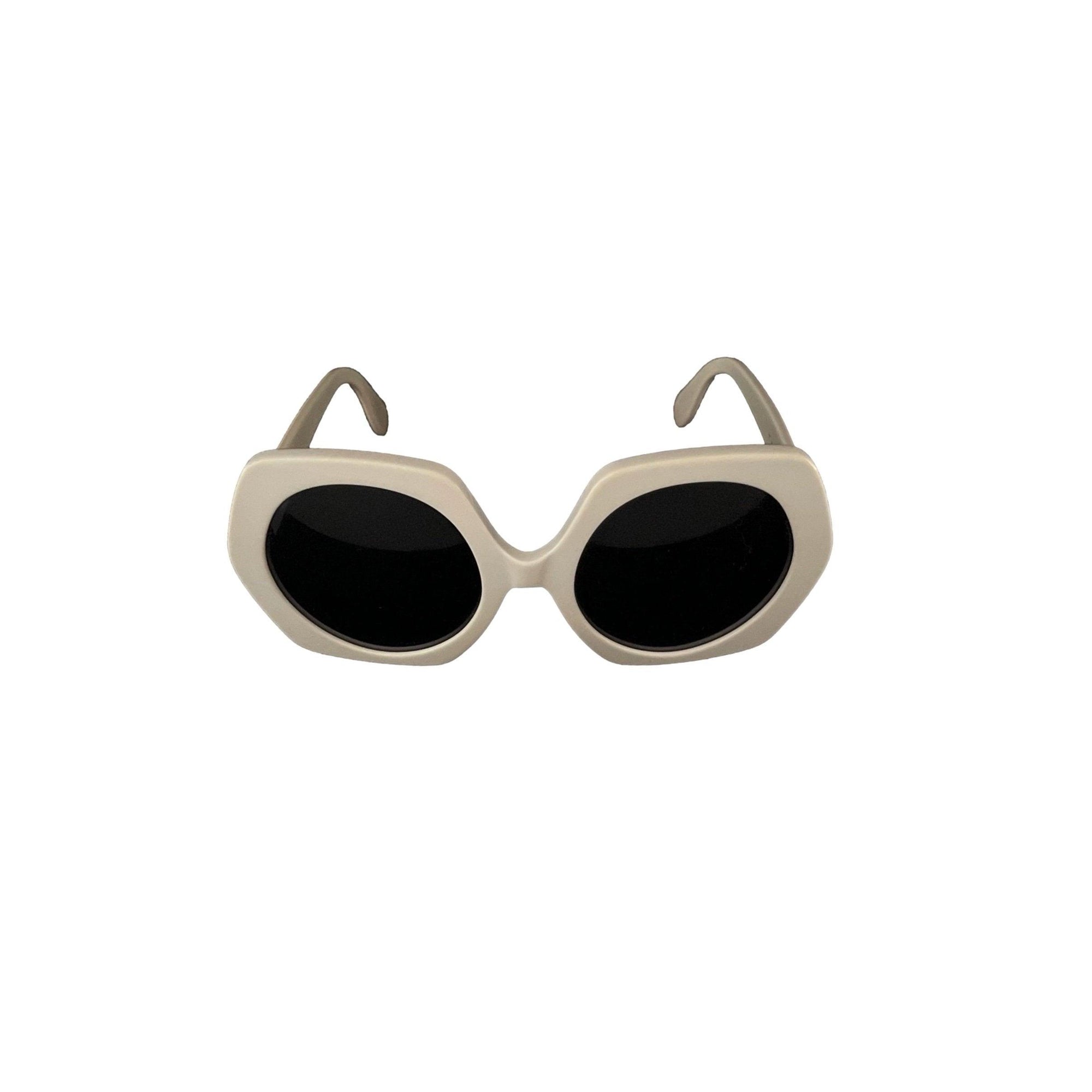 Chanel White Oversized Sunglasses - Sunglasses