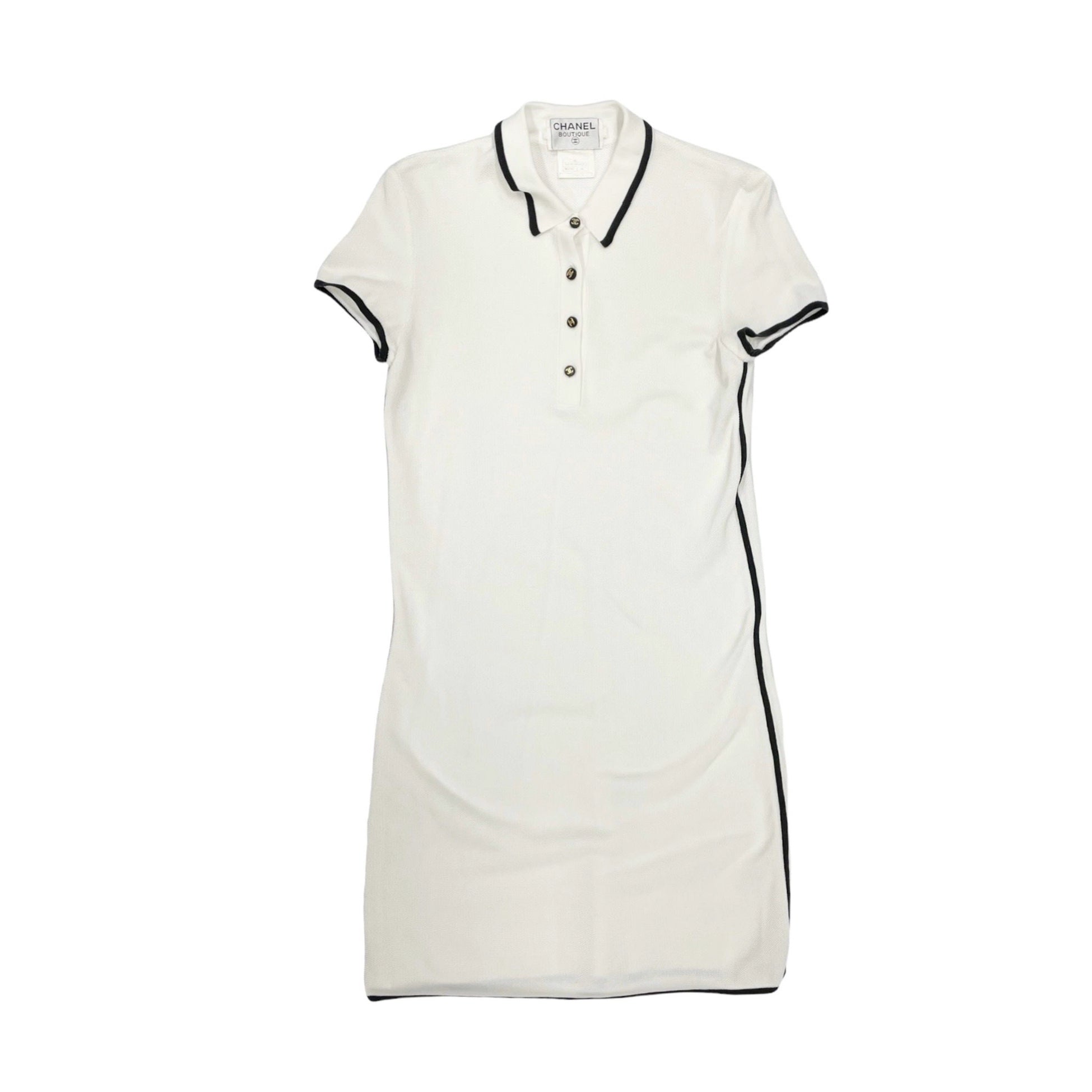 chanel white dress shirt