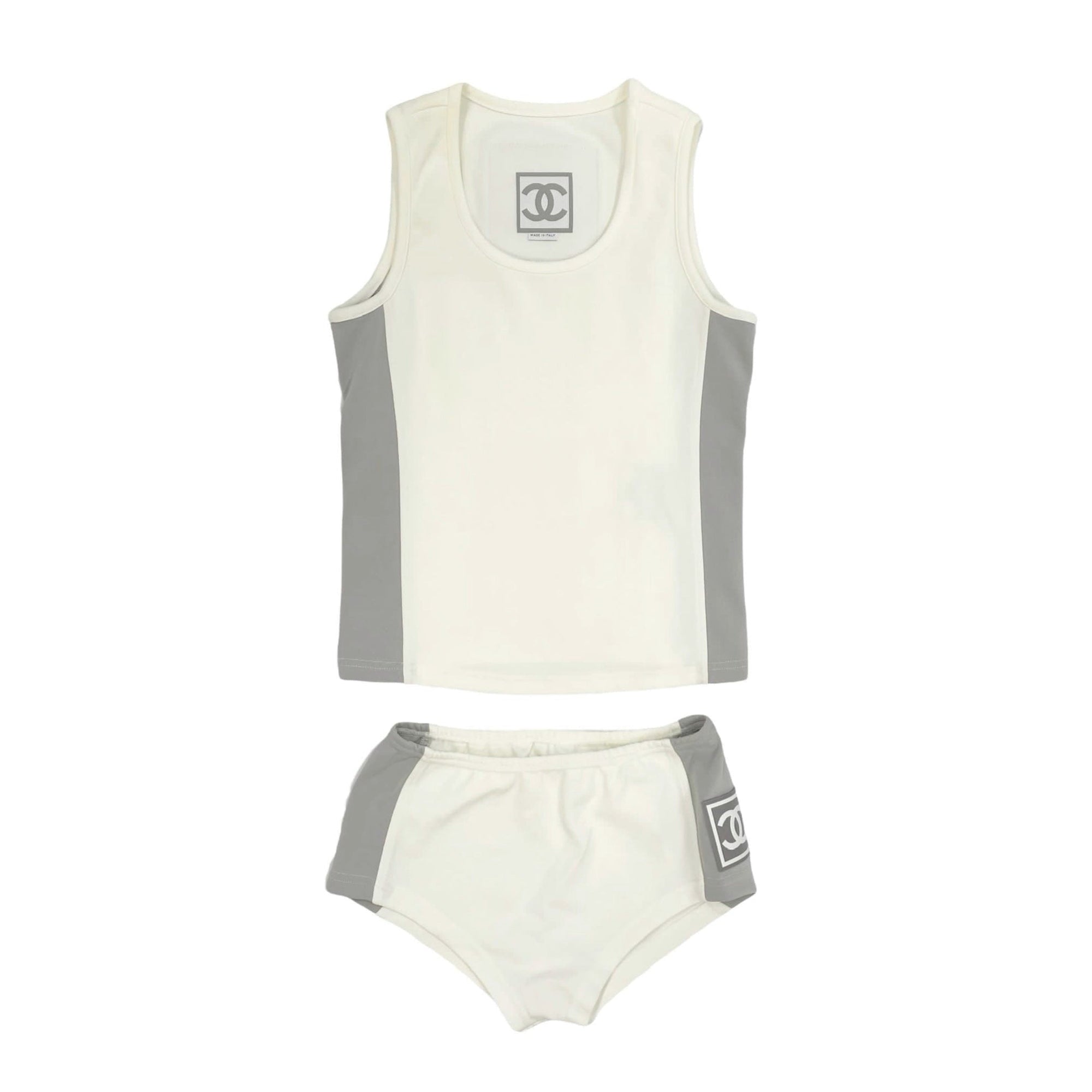 Chanel White Sport Logo Set - Apparel