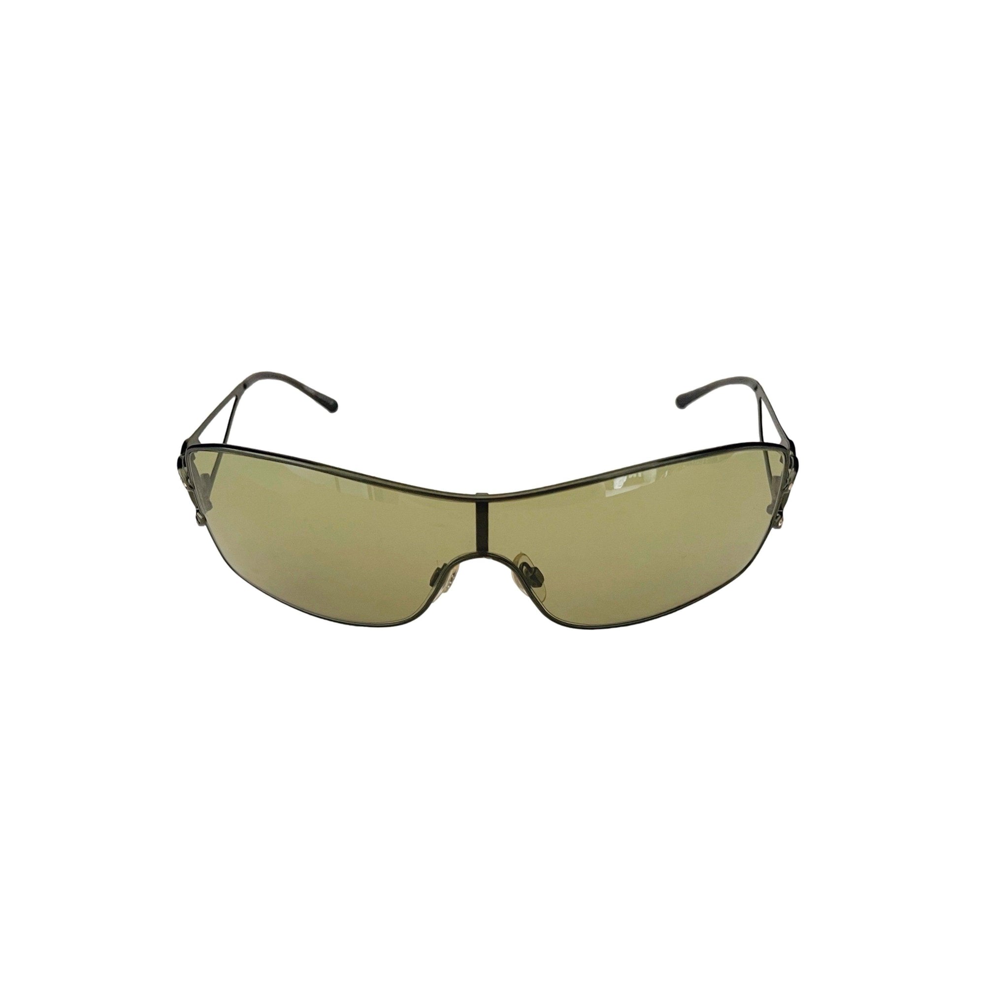 Chanel Yellow Square Rimless Sunglasses - Sunglasses