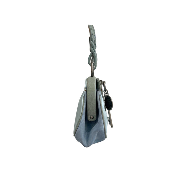 Dior Baby Blue Mini Key Bag - Handbags