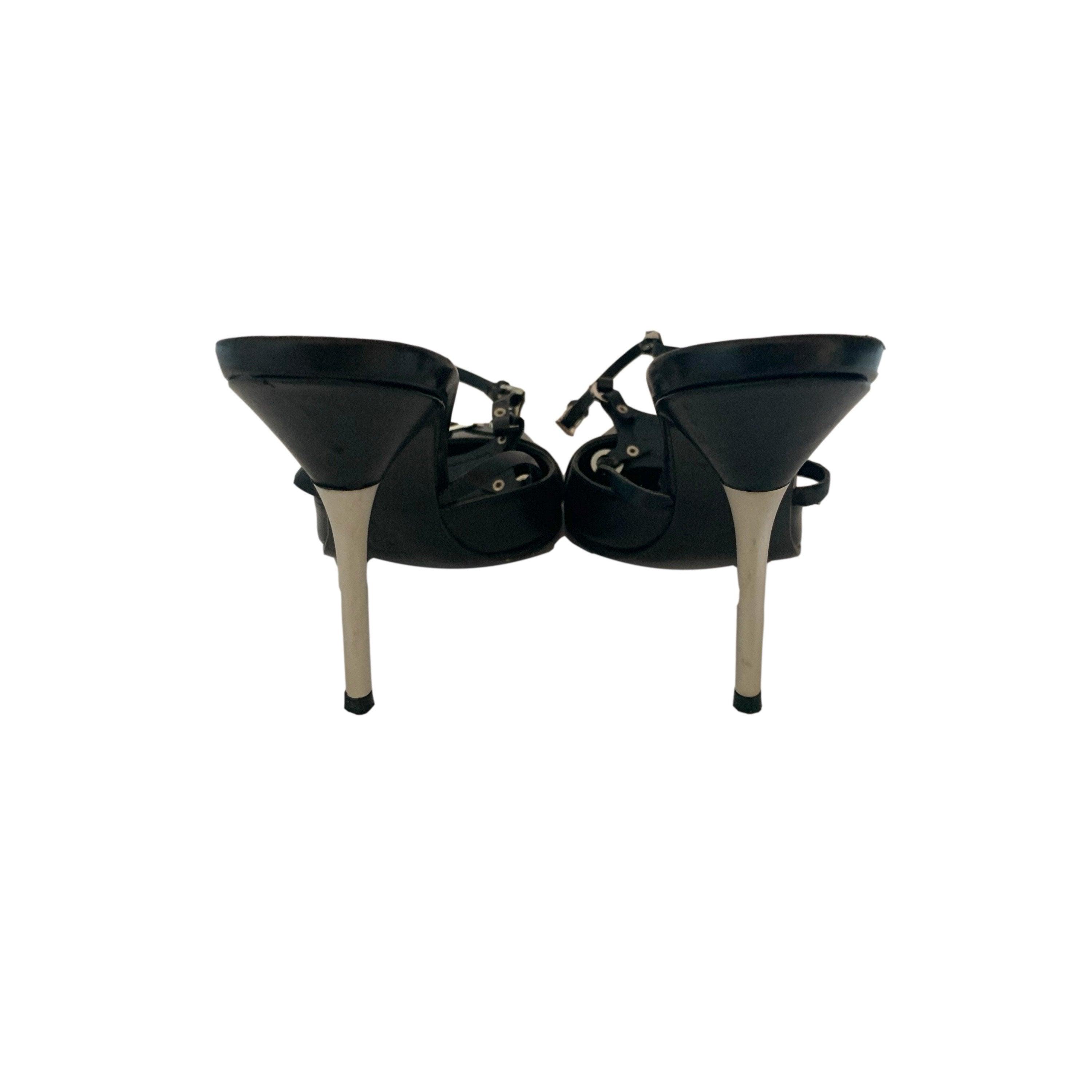 Treasures of NYC - Dior Black Bondage Heels
